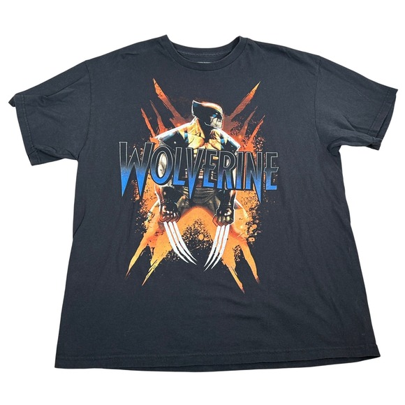 Marvel Other - Marvel Wolverine Graphic T Shirt Black XL Men's Comic Book Superhero Tee